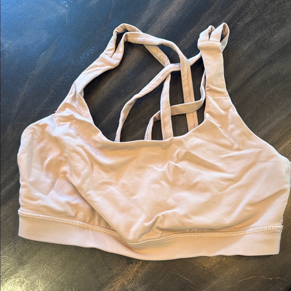 Lululemon Women's pale pink Sports Bra size 6